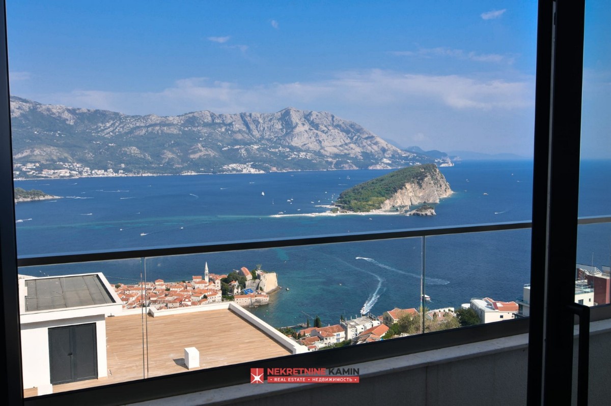Nova vila sa otvorenim pogledom na more, Budva